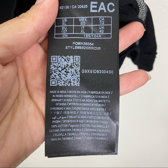 Guess Los Angeles Mens XL Gray Colorblock Short Sleeve Tee T-shirt - Picture 4 of 7